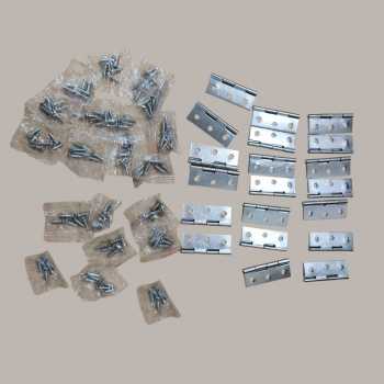 Gambar produk KitTrader Engsel Pintu Lemari Kabinet Door Hinge 6 Hole 44x32mm 20 PCS - KT20