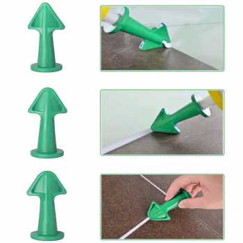 Gambar produk HGHOMEART Set Nozzle Kepala Lem Ubin Caulking Finisher - HG2598