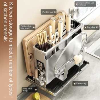 Gambar produk JoyHome Tempat Pisau Dapur Rak Penyimpanan Sendok Sumpit Organizer - JH-28