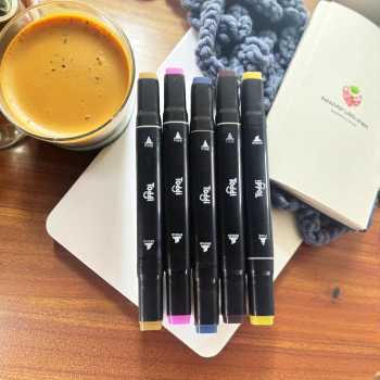 Gambar produk Toddi Spidol Dual Side Fine Art Marker 30 Color - T30