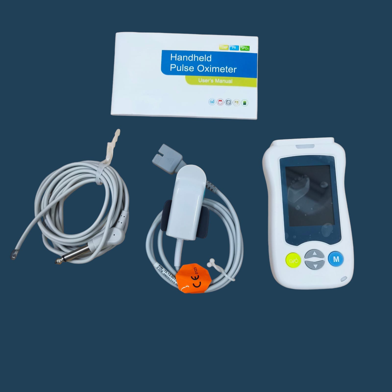 Gambar produk SYUSYA Handheld Pulse Oximeter Alat Ukur Saturasi Oksigen Temperatur - YK-820B