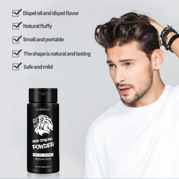 Gambar produk VERONNI Dry Shampoo Hair Fluffy Powder Bedak Rambut Anti Lepek 15g - VR398