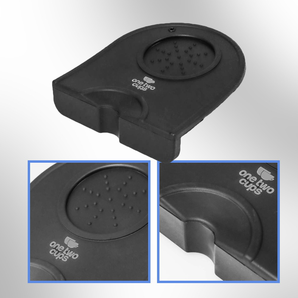 Gambar produk One Two Cups Silicone Holder Mat Tamper Kopi Espresso Barista - 0310