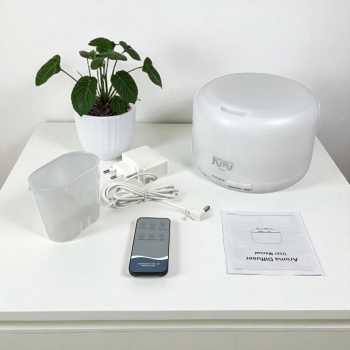Gambar produk Taffware HUMI Air Humidifier Mini Ultrasonic Aroma Light 500ml Remote - A770