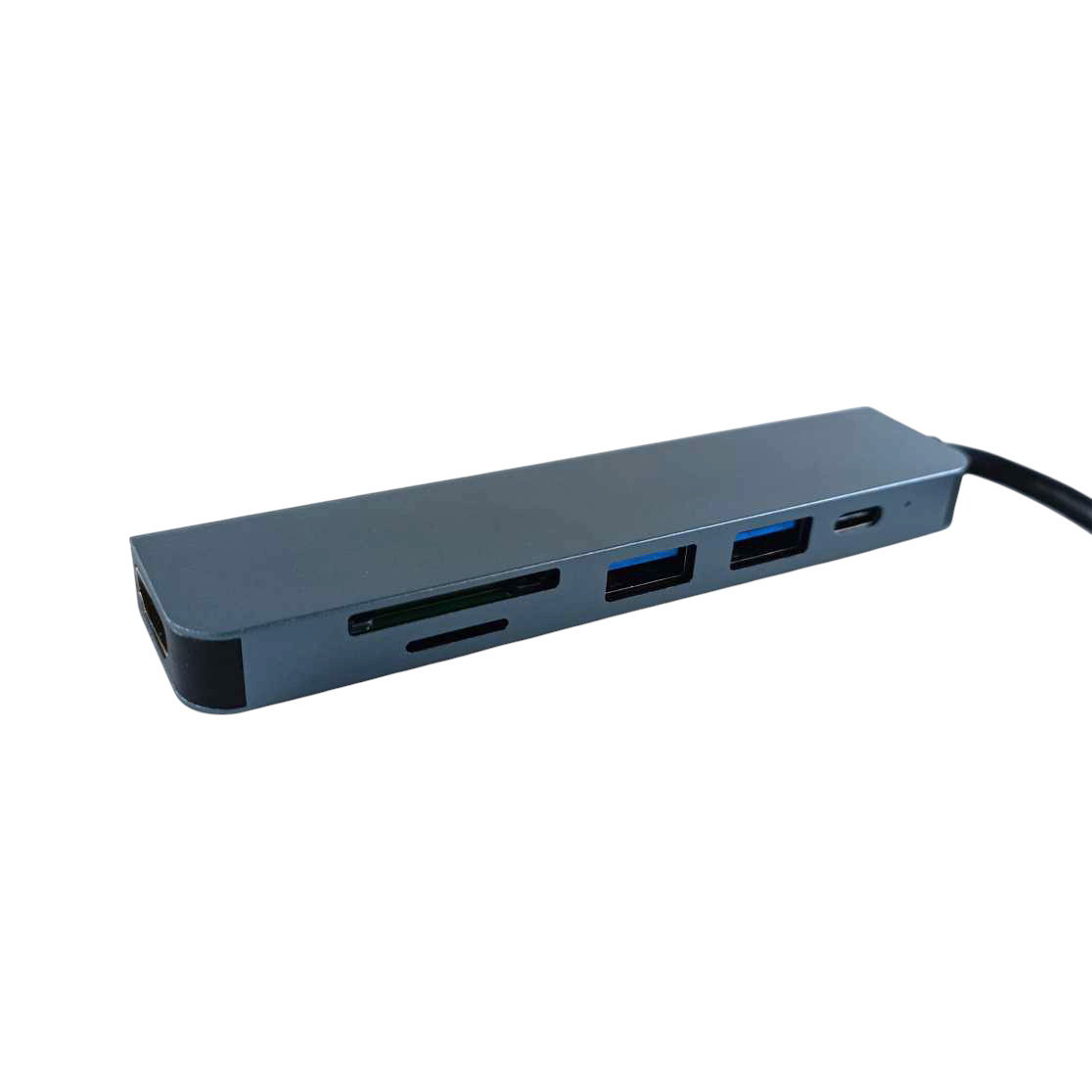 Gambar produk BAKEEY USB Hub Type C 6 in 1 HDMI 4K Display PD Fast Charge Adaptor - BK6