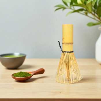 Baiben Li Chasen Bamboo Whisk Matcha Pengaduk Teh Jepang - B58