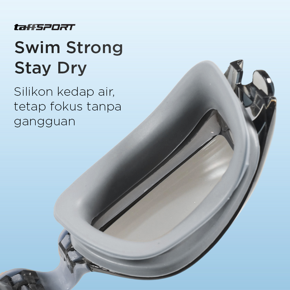 TaffSPORT Kacamata Renang Anti Fog dengan Penutup Telinga dan Hidung - A380 Gambar produk TaffSPORT Kacamata Renang Anti Fog dengan Penutup Telinga dan Hidung - A380 - 5
