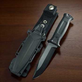 Gambar produk Slyz Pisau Outdoor Survival Straight Knife With Holster - Slzy50