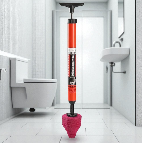 Gambar produk NUSIMBA Alat Pompa Sedot WC Toilet Unblock Plunger High Pressure - NU23