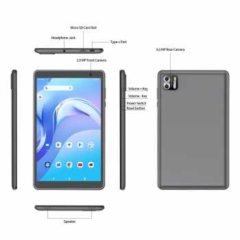 Gambar produk PRITOM Tablet Android 13 WiFi 8 Inch IPS 8GB RAM 64GB ROM 5000mAh - B8