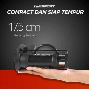 Gambar produk TaffSPORT Pompa Angin Sepeda Portable Pump 160 PSI with Gauge - XT402