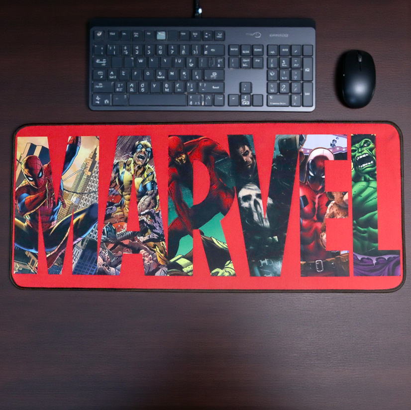 Gambar produk OllyMurs Gaming Mouse Pad XL Desk Mat Marvel 700x300x2mm - MWMH-011