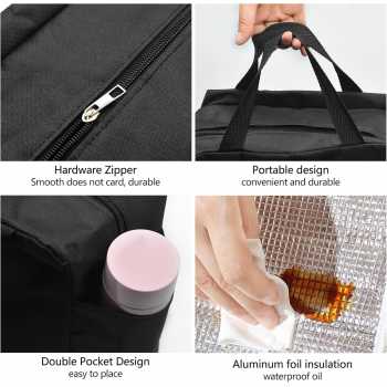 Gambar produk Sharldin Tas Bekal Tahan Panas Dingin Aluminium Foil Insulated Bag - H25