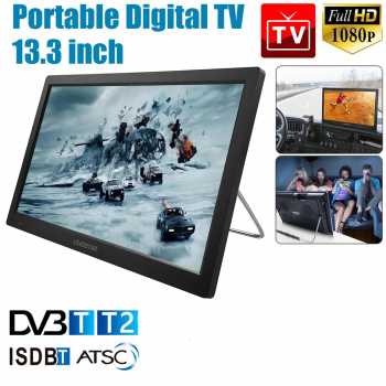 TRAVOR TV Digital Portable DVB-T2 TFT LED HD 13.3 Inch 1200mAh 18W - D13