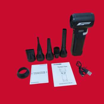 Gambar produk Isfriday Air Duster Blower Mini Turbo Jet Fan 90000RPM 10000mAh 400W Standard Version - G1