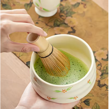 Gambar produk CZSAE Matcha Set Kit Chawan Chasen Stand Chashaku Ceramic 580ml 4 PCS - CZ1