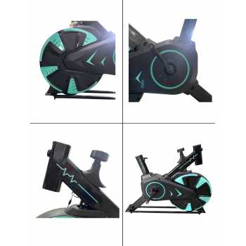 Gambar produk BSKEN Sepeda Statis Gym Spinning Bike Adjustable with Speedometer - 585A