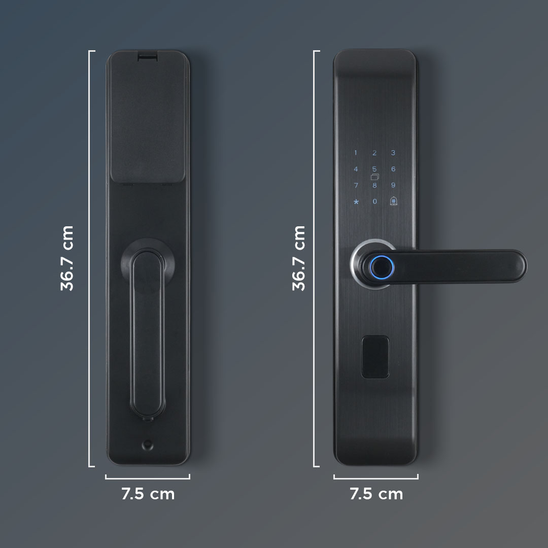 Gambar produk YONGLISHUN Smart Door Lock Fingerprint Password Card Cryptography - MJ3
