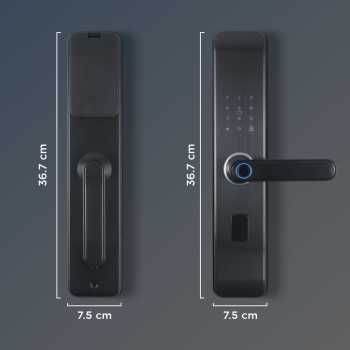 Gambar produk YONGLISHUN Smart Door Lock Fingerprint Password Card Cryptography - MJ3
