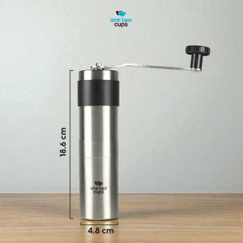 Gambar produk One Two Cups Alat Penggiling Kopi Manual Coffee Grinder Adjustable - OTC48