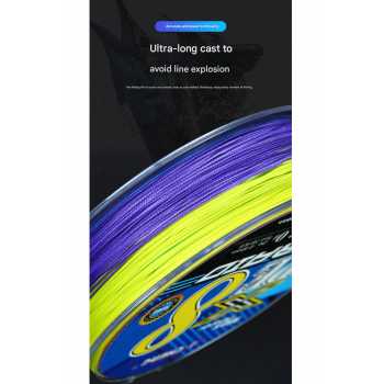 Gambar produk J-Cheng Senar Pancing PE 8 Braided Strand Fishing Line 100M 0.8 - JC583