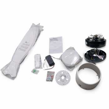 Gambar produk SOVE Kipas Angin Gantung Lampu LED Tri Color with Remote 52 Inch - IR218