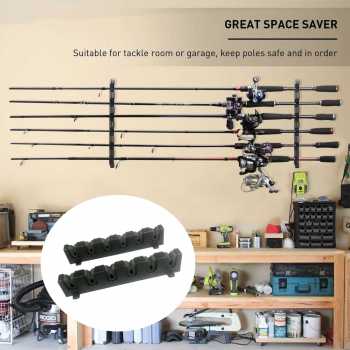 LUREHOLIC Rak Holder Joran Pancing Vertikal Horizontal 6 Slot - R6