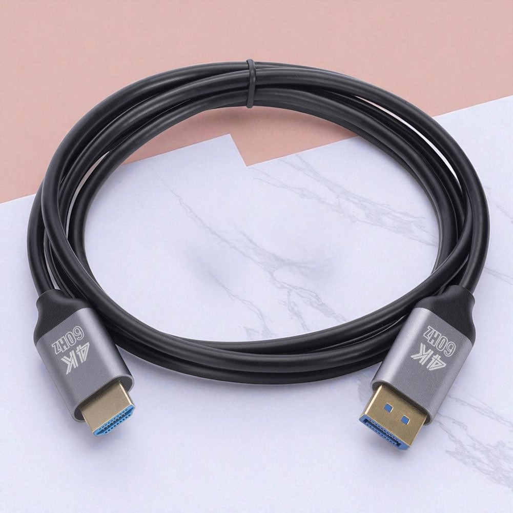 Gambar produk PC Kabel Display Port to HDMI 4K 3840x2160 60Hz 1.8M - DP17