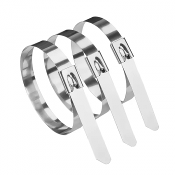 Gambar produk GARGO Kabel Ties Stainless Steel Self Locking Cable Ties 100 PCS 350mm - GRG