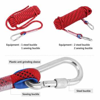 Gambar produk Dioche Tali Outdoor Darurat Panjat Tebing Survival Fire Rope 10mm 10M - DC390
