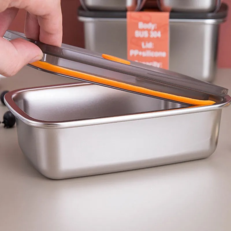 Gambar produk TaffHOME Kotak Makan Lunch Box Multifunction Stainless Steel 304 2300ml - AC-21
