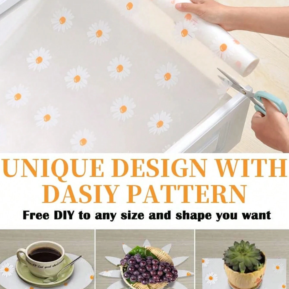Gambar produk Daizy Alas Laci Lemari Anti Lembap Waterproof Cupboard Mat Shelf Liner 100x30cm - DZ057