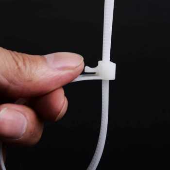 Gambar produk TaffGUARD Kabel Ties Zip Cable Organizer Reusable 8x400mm 100 PCS - NL816
