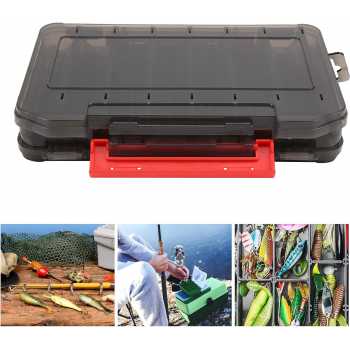 Gambar produk ZUHE Kotak Perkakas Kail Pancing Tackle Box Double Side 14 Grid - ZU402