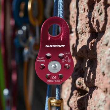 Gambar produk TaffSPORT Katrol Kerekan Mini Swivel Pulley Single Wheel - EN12278