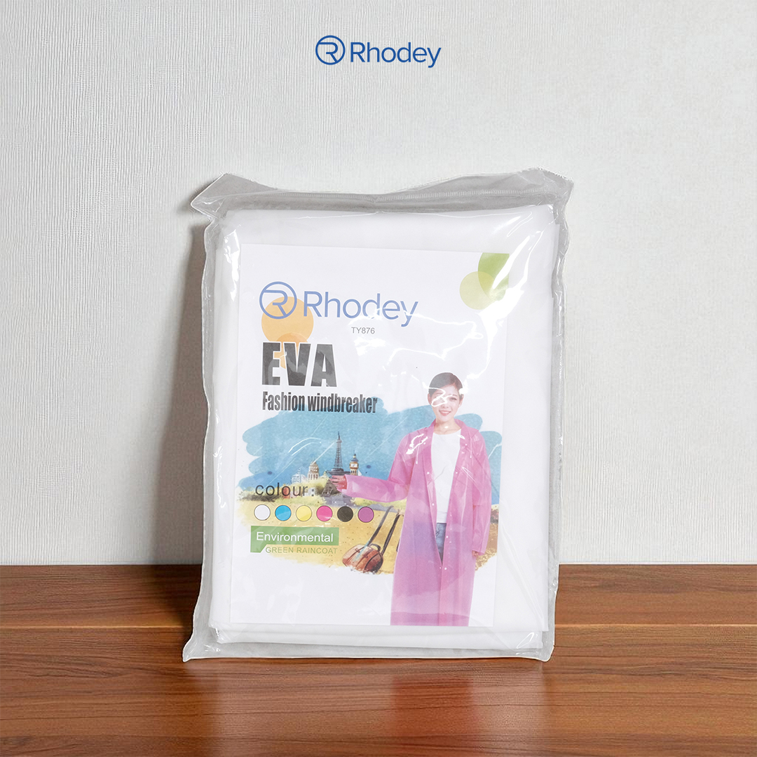 Gambar produk Rhodey Jas Hujan Portable Raincoat Poncho EVA All Size with Hood - TY876
