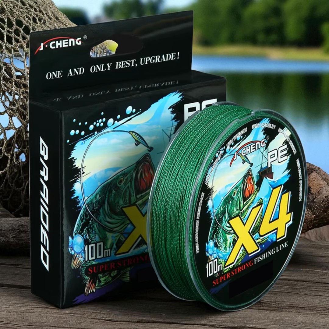 Gambar produk J-Cheng Senar Pancing PE 4 Braided Strand Fishing Line 100M 1.0 - JC543