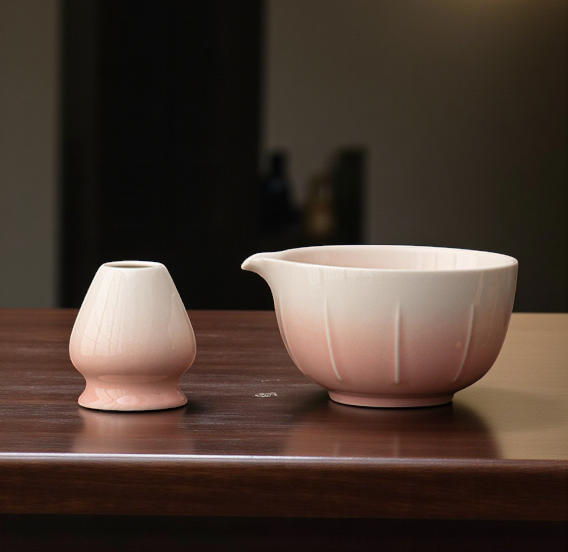 Gambar produk Dreambu Mangkuk Teh Set Chawan Chasen Stand Japanese Matcha Bowl 420ml