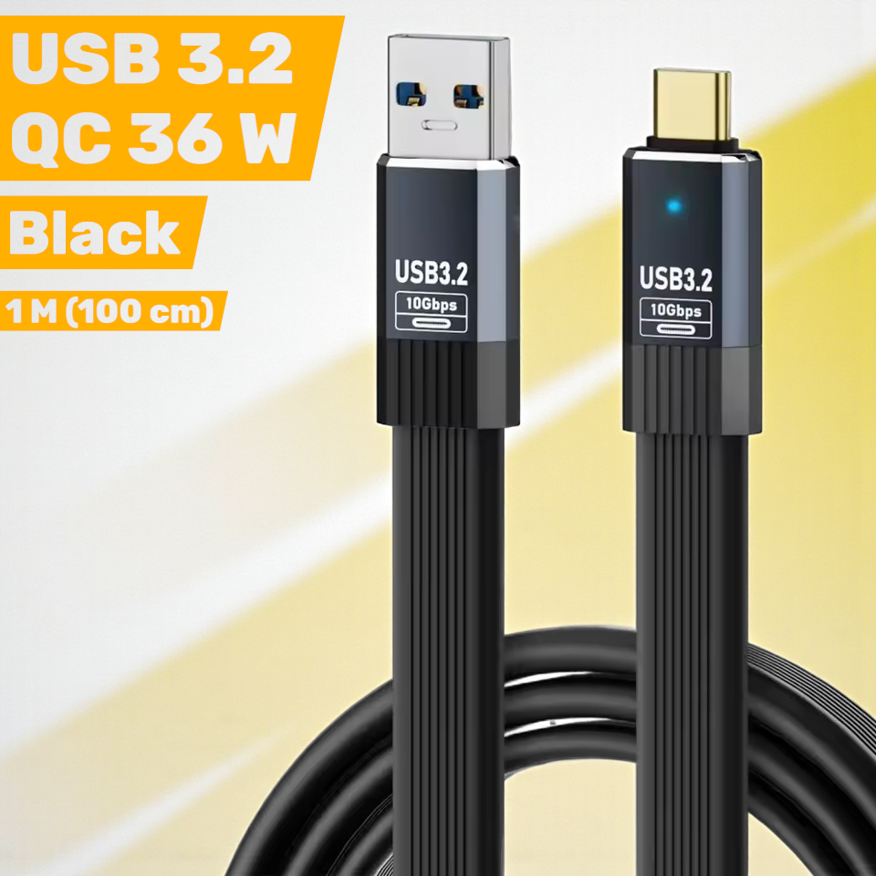 Gambar produk UGI Kabel Charger USB Type C 3.2 Super Fast Charge QC 36W 10Gbps 1M - UG03