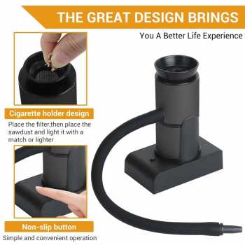 Gambar produk BORUiT Pembuat Asap Smoking Gun Infuser Cuisine Cold Smoke Generator - SK303
