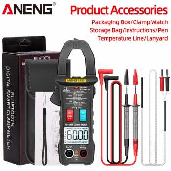 Gambar produk ANENG Digital Bluetooth Multimeter Voltage Tester Clamp - ST207