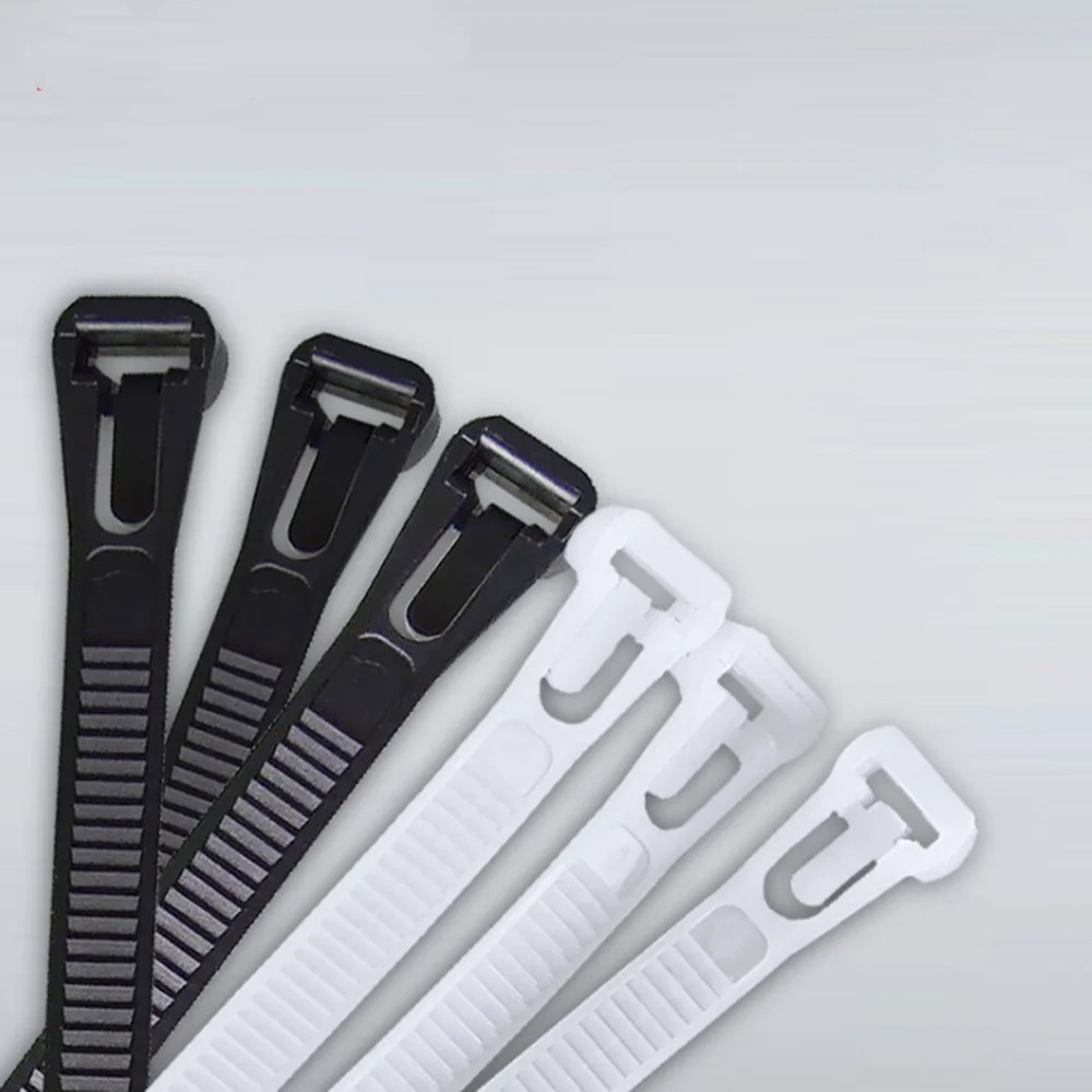 Gambar produk TaffGUARD Kabel Ties Zip Cable Organizer Reusable 8x400mm 100 PCS - NL816