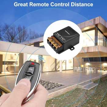 Taffware Wireless Relay Switch Remote Control 433 MHz 220V 30A - KR2201B