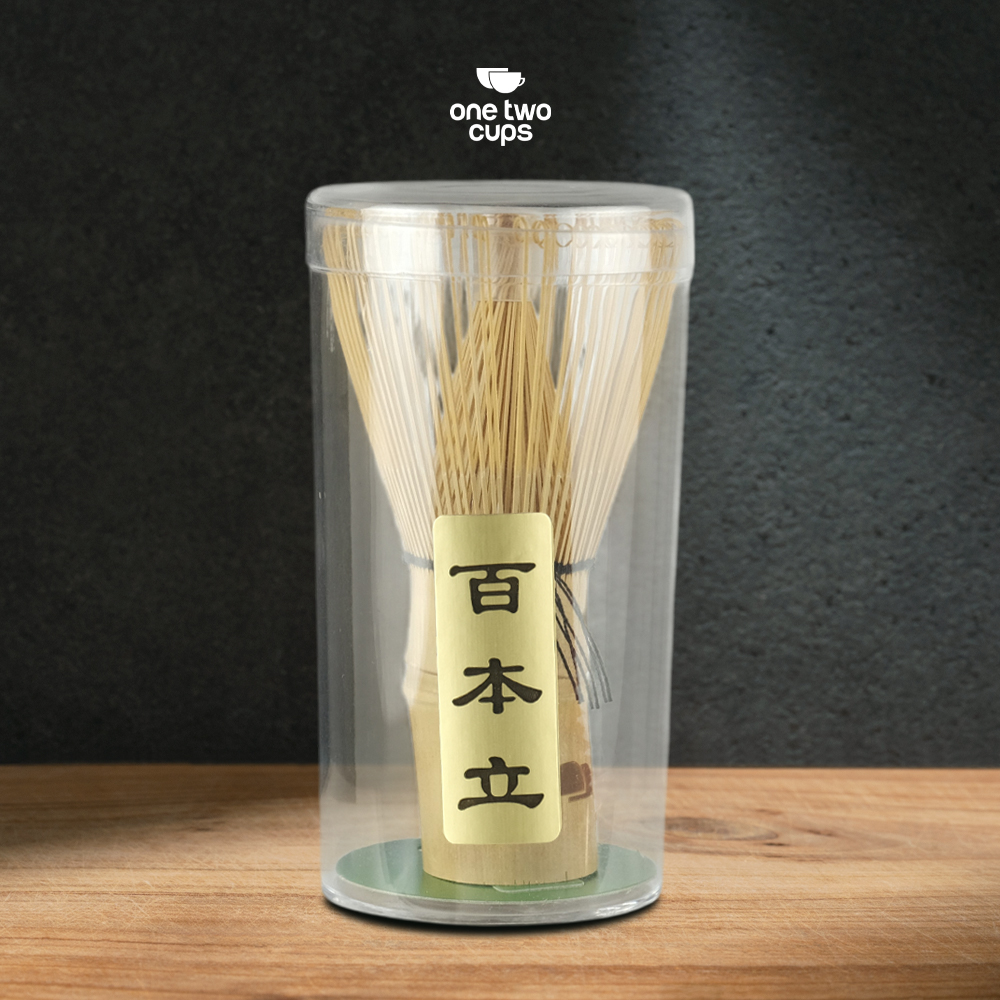 Gambar produk One Two Cups Chasen Bamboo Matcha Whisk Pengaduk Teh Jepang 72 Tangkai - 7276