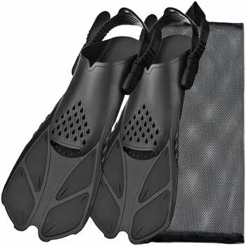Gambar produk OSGOOD Snorkel Fins Adjustable Swimming Diving Flippers Open Heel L/XL - OS813
