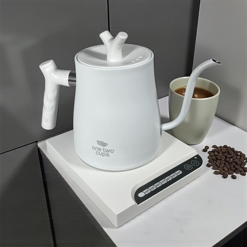 Gambar produk One Two Cups Teko Listrik Kopi Pemanas Air Electric Heater 1000W 1L - HR-462