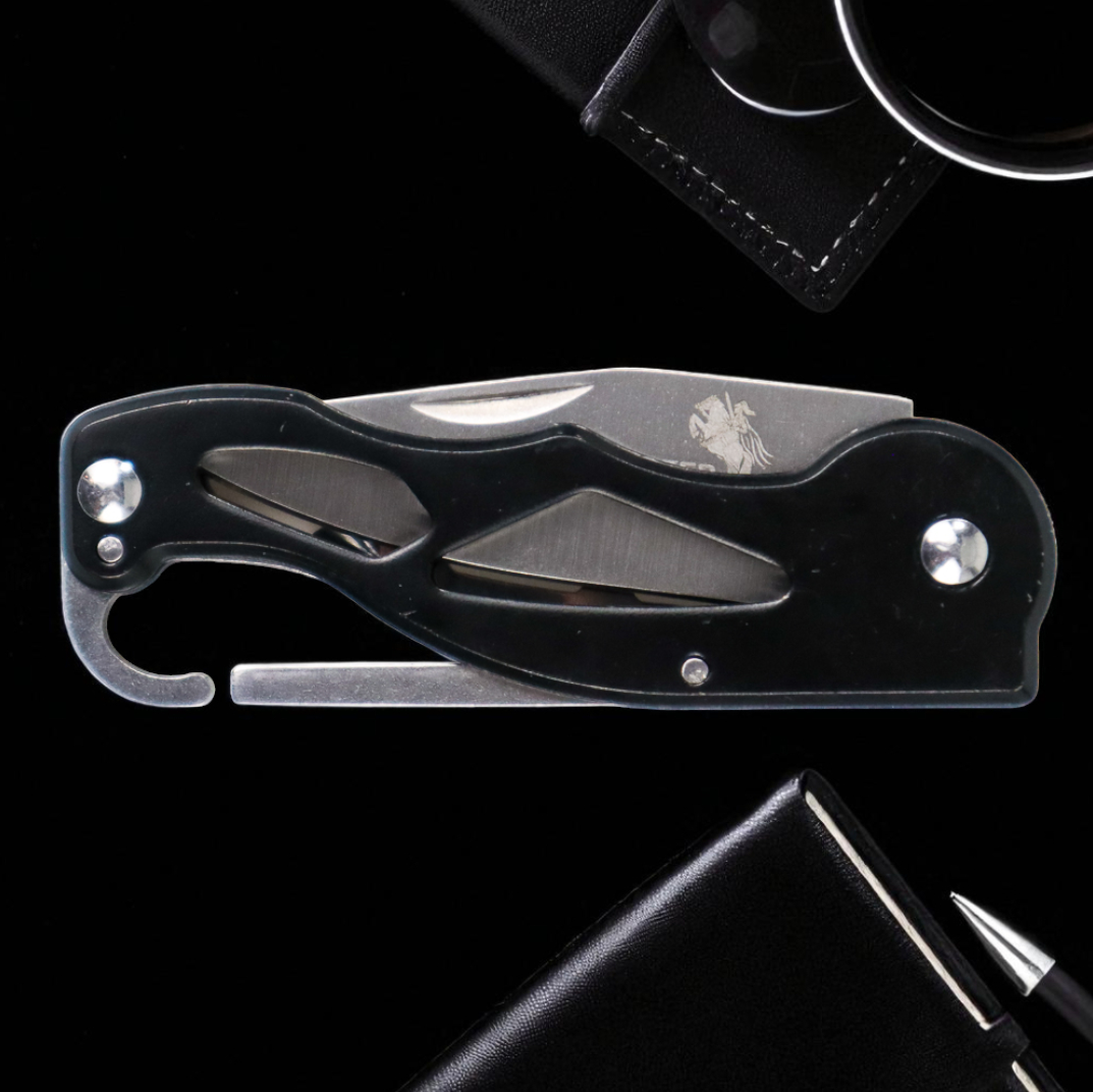 Gambar produk KNIFEZER Pisau Saku Lipat Portable Camping Knife Survival Stainless - CS-ZDD01