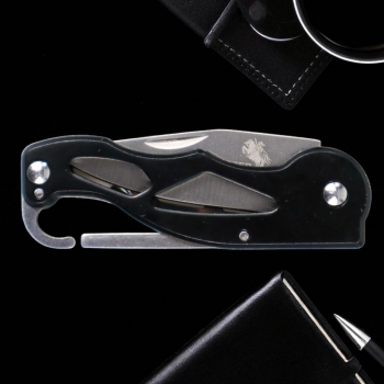 Gambar produk KNIFEZER Pisau Saku Lipat Portable Camping Knife Survival Stainless - CS-ZDD01