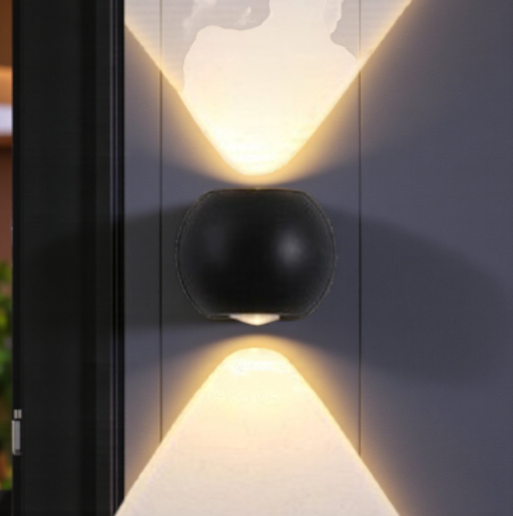 Gambar produk Winlams Lampu Dinding Hias Outdoor Minimalis Waterproof Warm White 6W - WD080