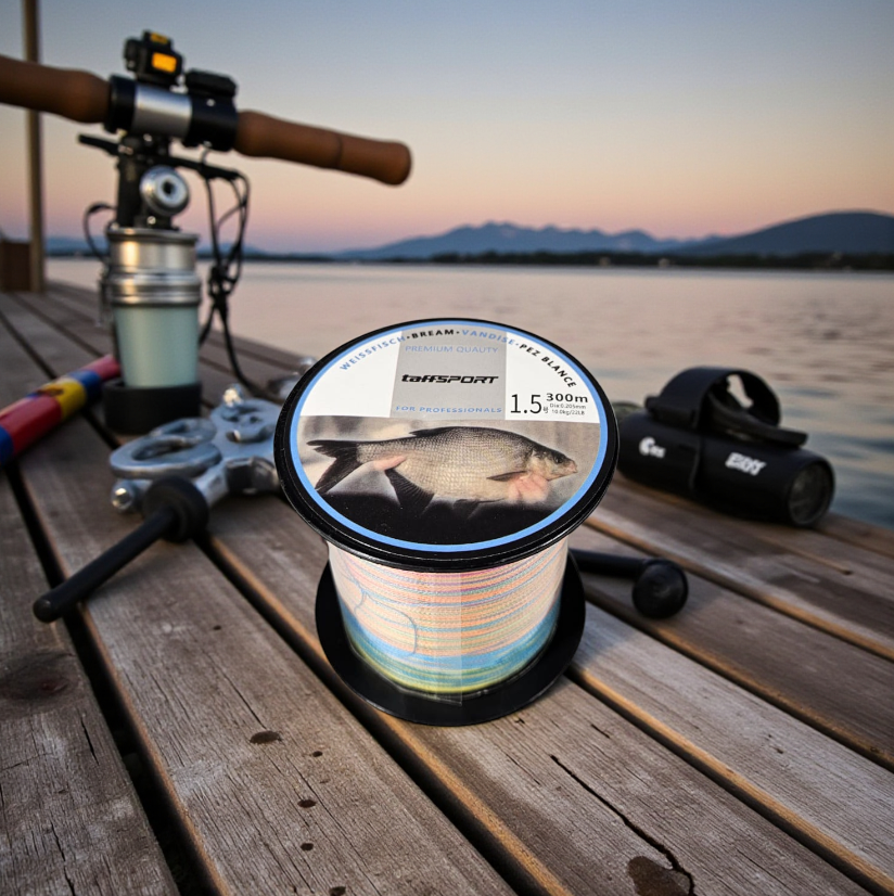 TaffSPORT Senar Tali Pancing 4 Braided Fishing Line Strong PE 300M 1.5 - DM3 Gambar produk TaffSPORT Senar Tali Pancing 4 Braided Fishing Line Strong PE 300M 1.5 - DM3